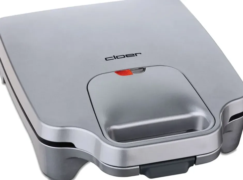 Sandwich toaster XXL för 4 smörgåsar, Rostfritt stål