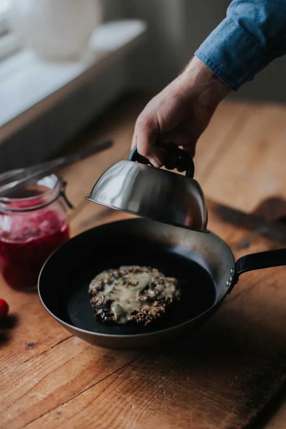 Sarika smashburgerset, Rostfritt stål, 3 delar