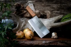 Satake Chopper kinesisk kockkniv 28,5 cm, Trähandtag