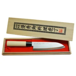 Satake Houcho kockkniv i balsabox, 17 cm