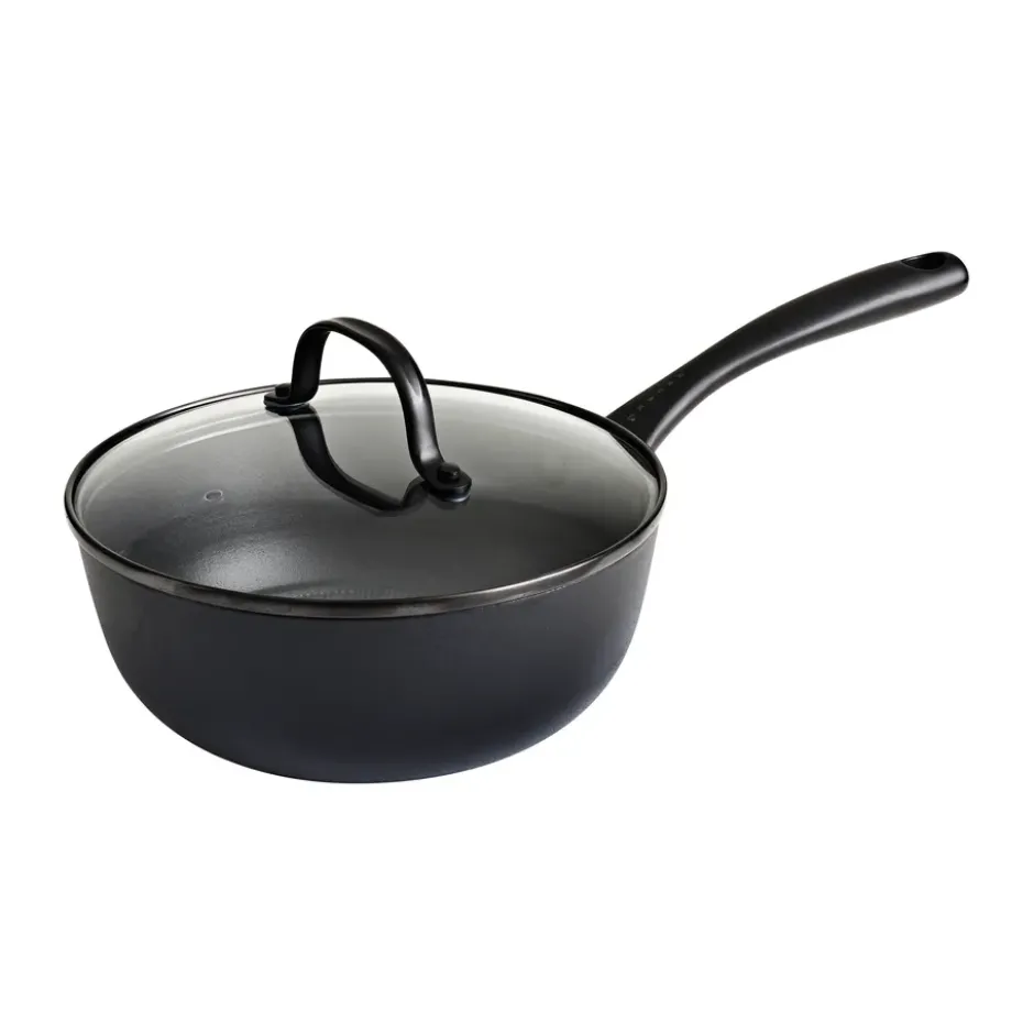 Satake kastrull sautés med glaslock 2 delar, 2 L