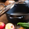 Satake kastrull sautés med glaslock 2 delar, 4 L