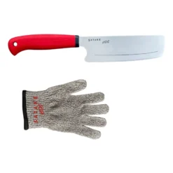 Satake Kids barnkniv & skärsäker vante, 2 delar