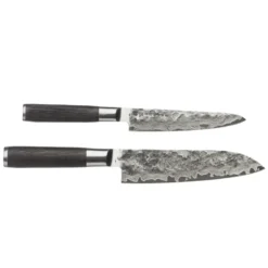 Satake Kuro knivset santoku & petty, 2 delar