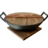 Satake Nabe wok gjutjärn, 36 cm