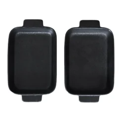 Satake ugnsform porslin svart 2-pack, 19 cm