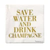 Save water servett 20-pack, 33 x 33 cm
