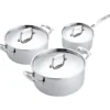Scanpan Fusion 5 grytset 3 delar, Rostfritt stål