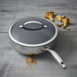 Scanpan HaptIQ traktörpanna med lock, 28 cm