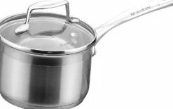 Scanpan Impact kastrull med lock 1,2 L, Rostfritt stål