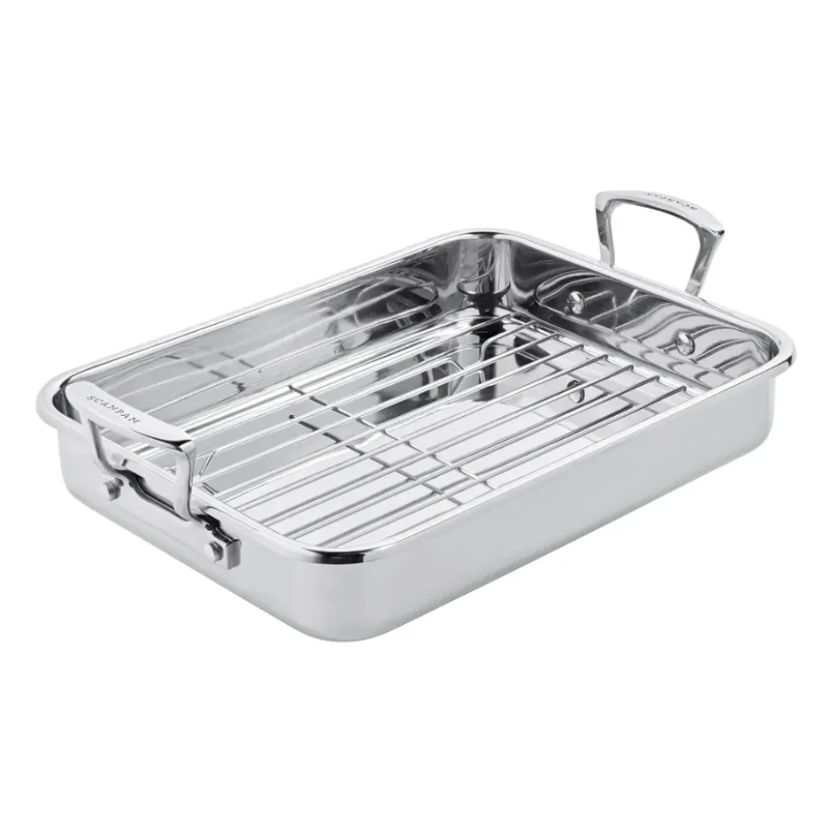 Scanpan Impact långpanna med galler, 43,5x28,5 cm