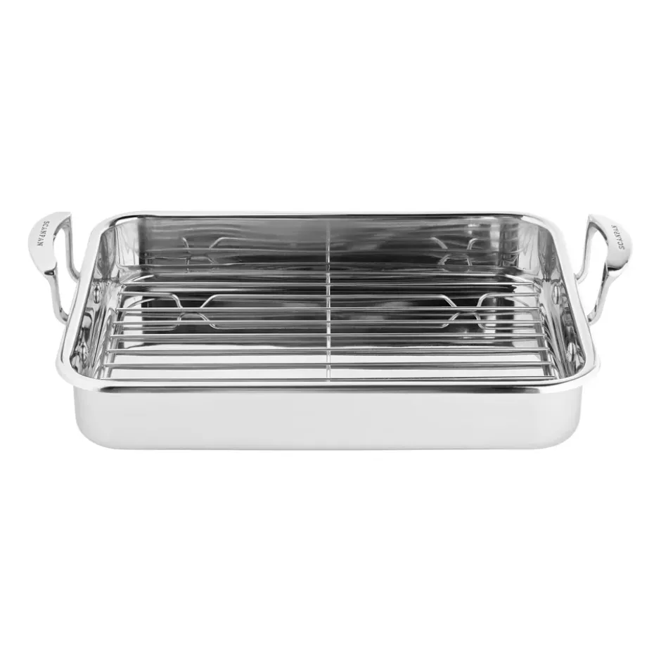 Scanpan Impact långpanna med galler, 43,5x28,5 cm