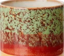 70s ceramics Förvaringsburk Ø11x22,5 cm, Cove