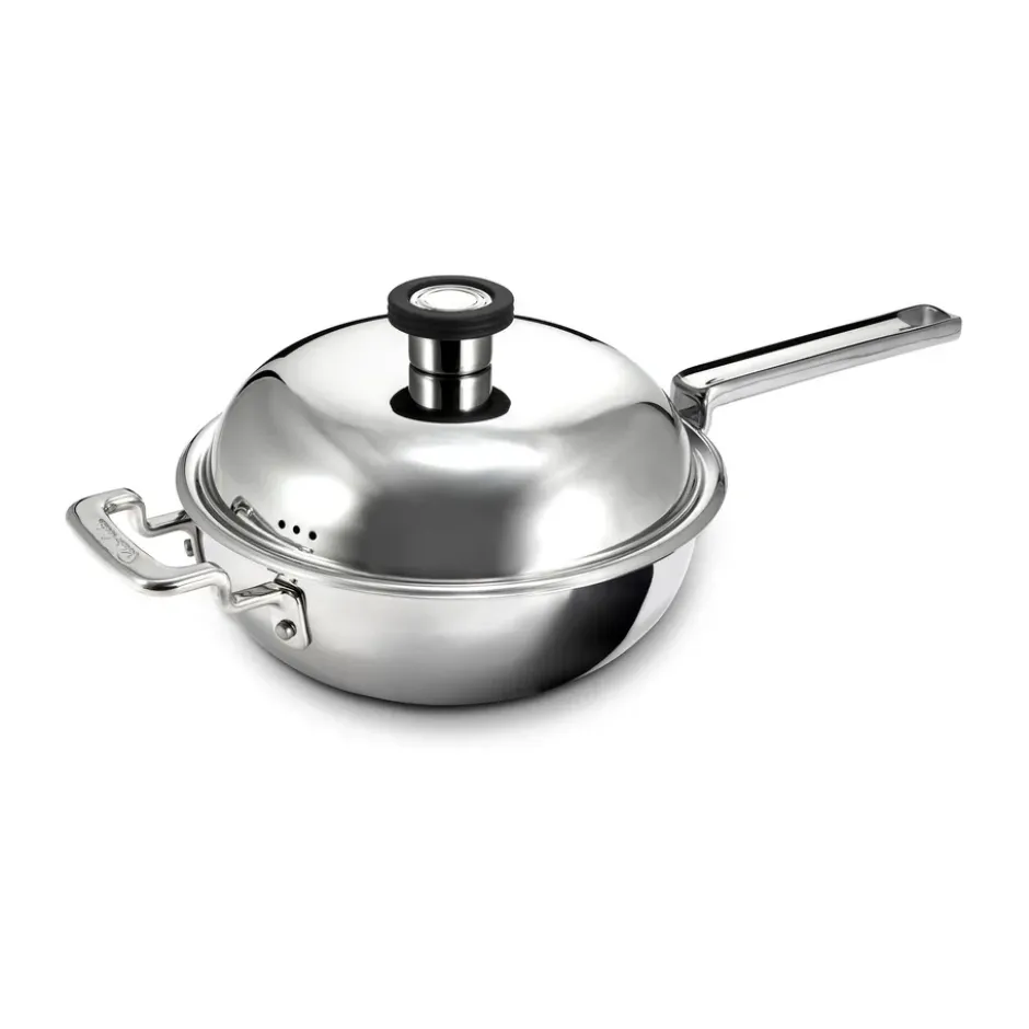 316 Series wokpanna, Rostfritt stål, 22 cm