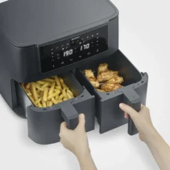 Severin Air-Fryer Dual 2x FR 2463 4 liter, Black