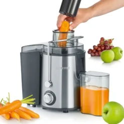 Severin ES 3566 Compact råsaftcentrifug 500 ml, Rostfritt stål