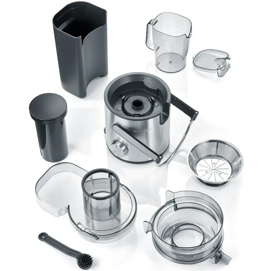 Severin ES 3570 Premium råsaftcentrifug XXL 1,1 L, Rostfritt stål