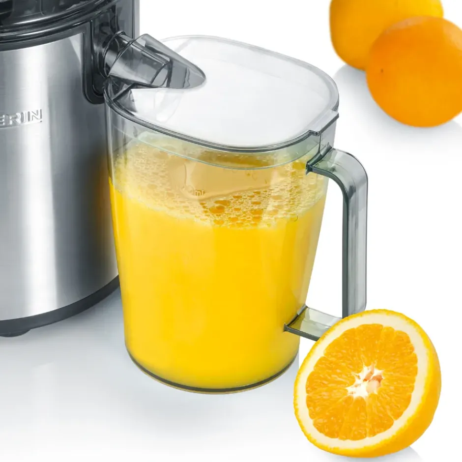 Severin ES 3570 Premium råsaftcentrifug XXL 1,1 L, Rostfritt stål