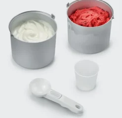 Severin EZ 7406 glassmaskin med kompressor 2x2 L, Rostfritt stål