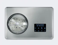Severin EZ 7406 glassmaskin med kompressor 2x2 L, Rostfritt stål