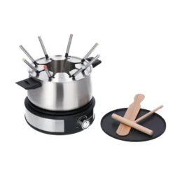 Severin FO 2471 kombi fondue/crepes, Rostfritt stål