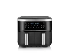 Severin FR 2453 airfryer dubbel 2x4 L, Svart