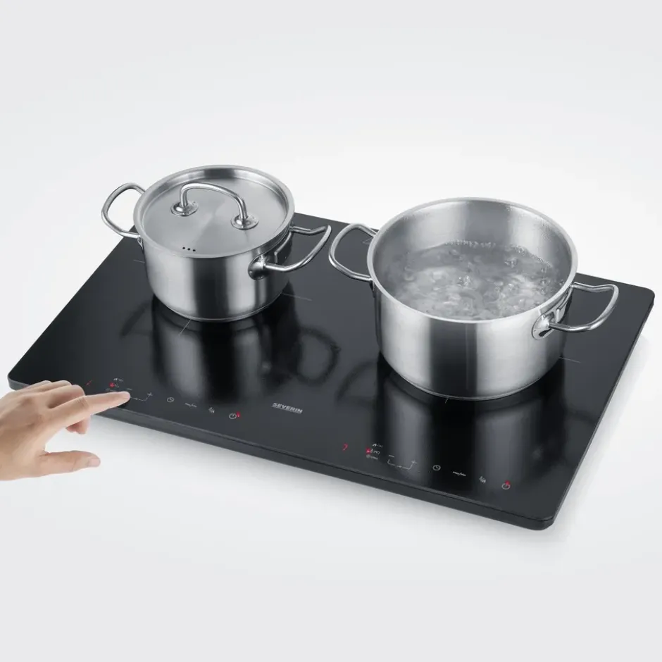 Severin induktionsplatta dubbel KP 1032, Black