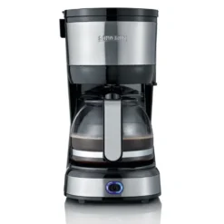 Severin KA 4808 Compact kaffebryggare 4 koppar, Rostfritt stål-svart