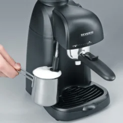 Severin KA 5978 espressomaskin 4 koppar, Svart