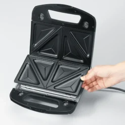Severin SA 2968 smörgåsgrill multi 3 i 1, Svart