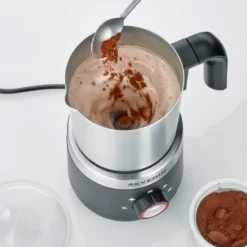 Severin SM 3588 mjölkskummare induktion 300 ml, Rostfritt stål