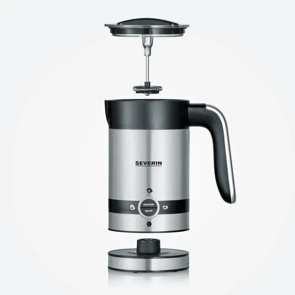 Severin SM 3584 mjölkskummare 200 ml, Rostfritt stål