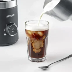 Severin SM 3586 Spuma mjölkskummare 700 ml, Silver-svart
