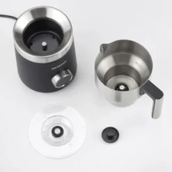 Severin SM 3587 Spuma Plus mjölkskummare 700 ml, Svartgrå