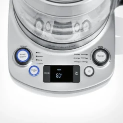 Severin WK 3422 Deluxe tekokare med hissfunktion 1,7 L, Rostfritt stål