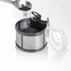 Severin WK 3422 Deluxe tekokare med hissfunktion 1,7 L, Rostfritt stål