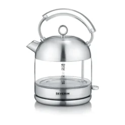 Severin WK 3459 Retro vattenkokare 1,7 L, Rostfritt stål