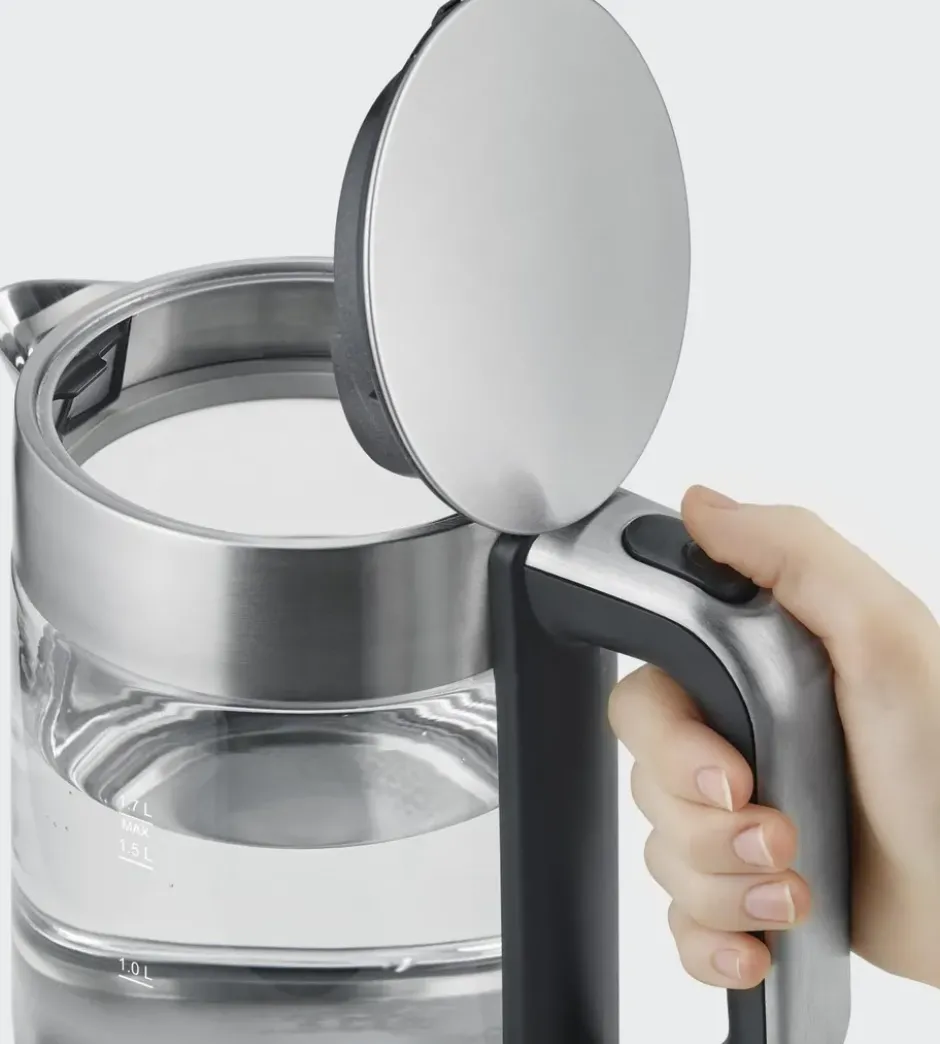 Severin WK 3420 vattenkokare 1,7 L, Rostfritt stål