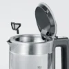 Severin WK 3458 vattenkokare med temperaturinställning 0,5 L, Rostfritt stål