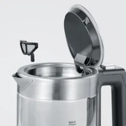 Severin WK 3458 vattenkokare med temperaturinställning 0,5 L, Rostfritt stål