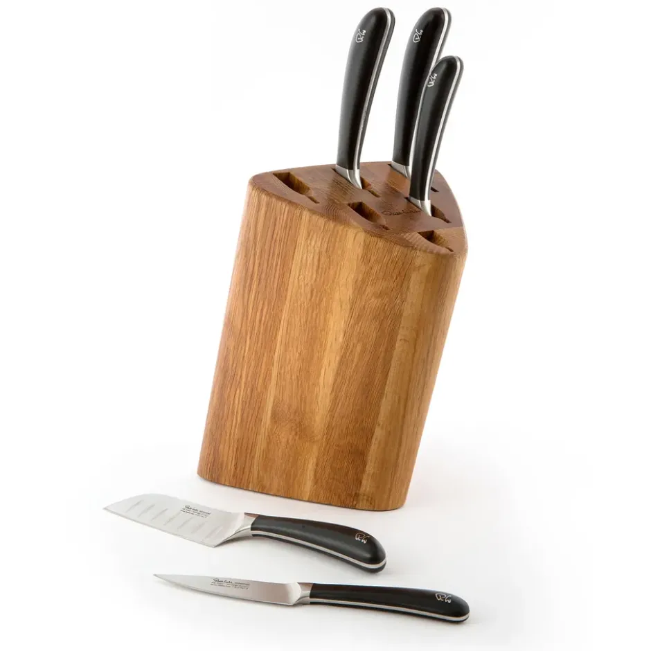 Signature Prism Oak knivblock set 7 delar, Ek