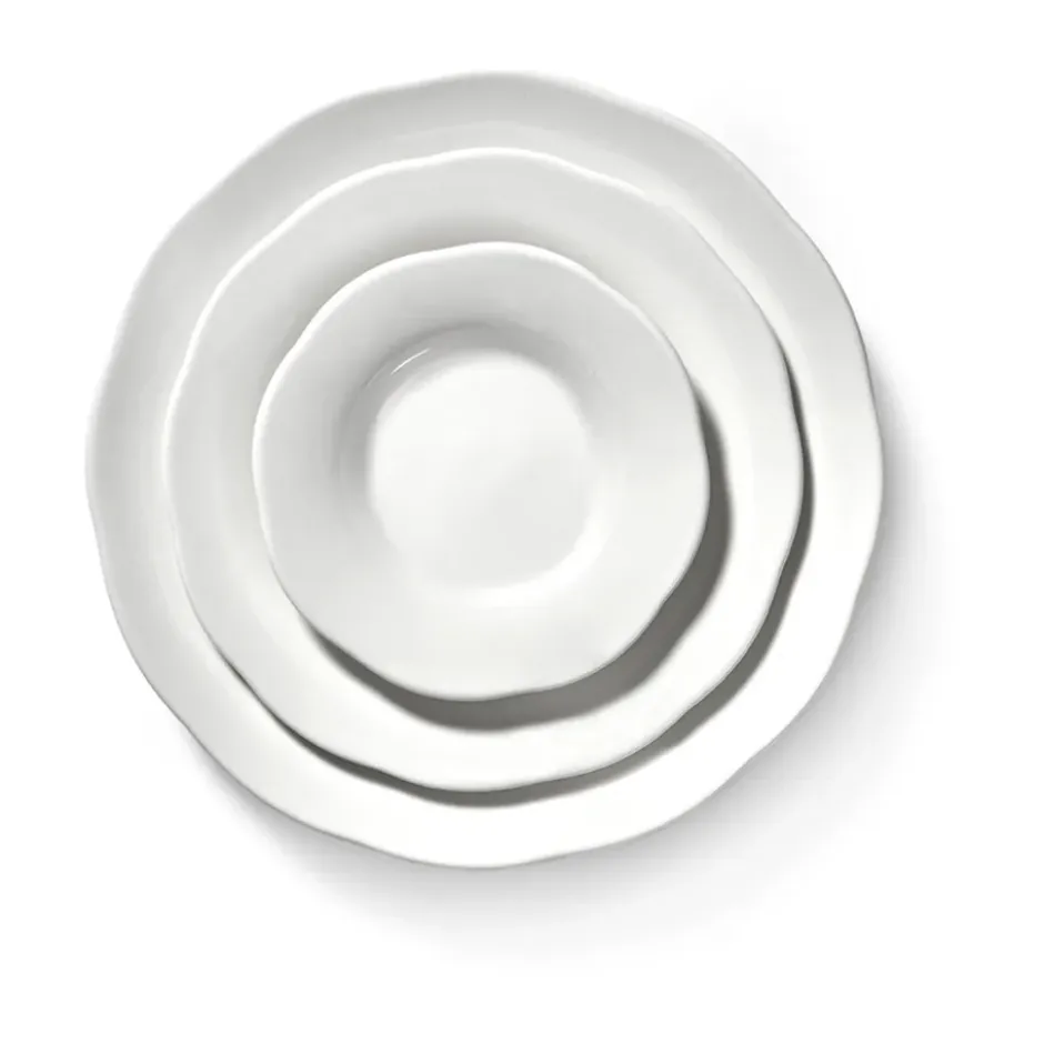Silhouette djup sidotallrik S Ø10,5 cm 4-pack, White