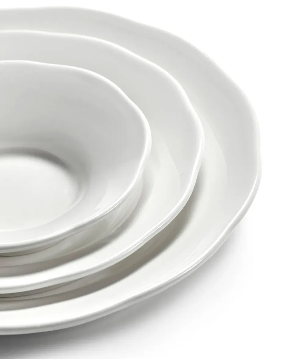 Silhouette djup sidotallrik S Ø10,5 cm 4-pack, White