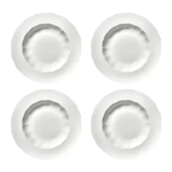 Silhouette djup tallrik L Ø27 cm 4-pack, White