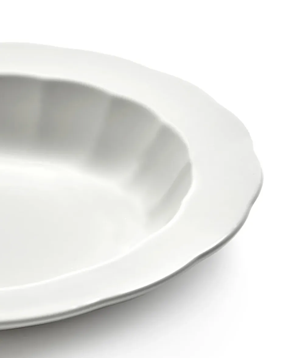 Silhouette djup tallrik L Ø27 cm 4-pack, White