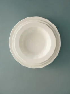 Silhouette djup tallrik S Ø21,5 cm 4-pack, White