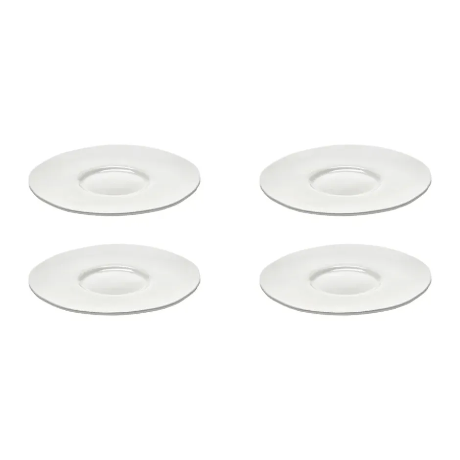 Silhouette fat till espressokopp Ø10,3 cm 4-pack, White