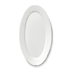 Silhouette oval tallrik S 10x18,5 cm 4-pack, White