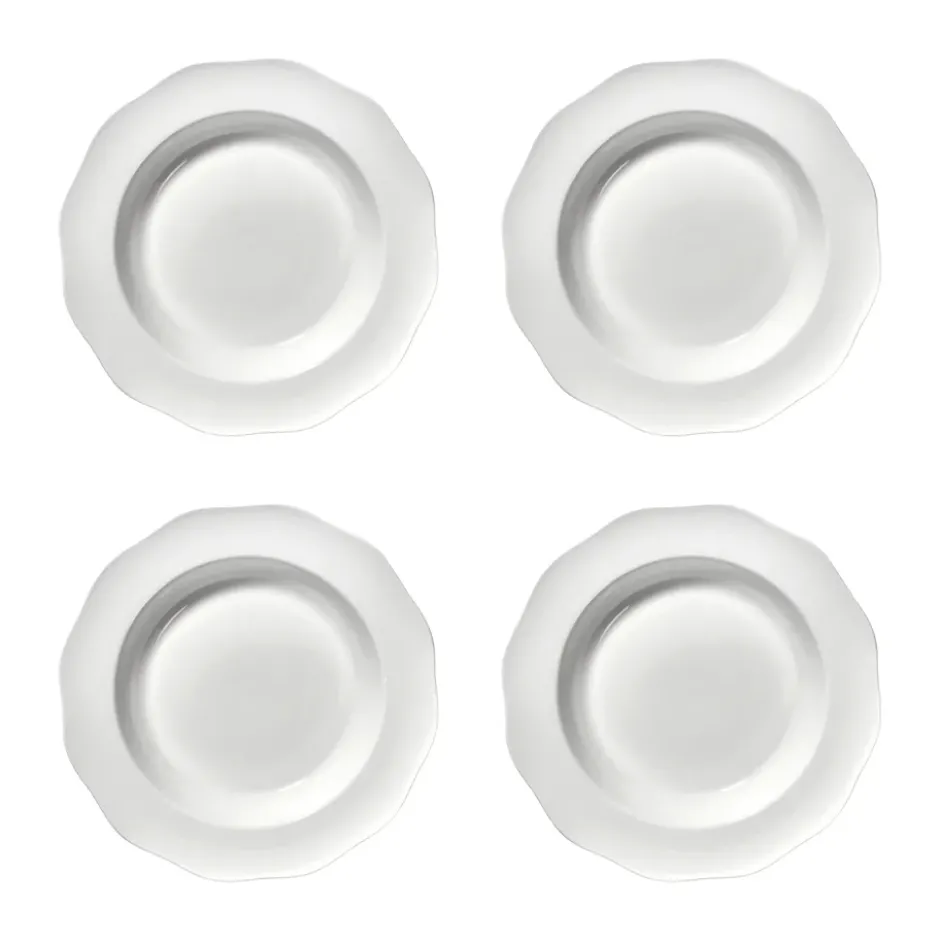 Silhouette pasta tallrik Ø22 cm 4-pack, White