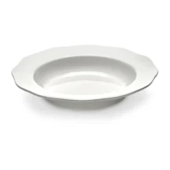 Silhouette pasta tallrik Ø22 cm 4-pack, White
